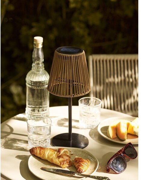 Illuminazione esterna LED con alimentazione a pannelli solari da tavolo /portatile ø 14 cm Salford – House Nordic