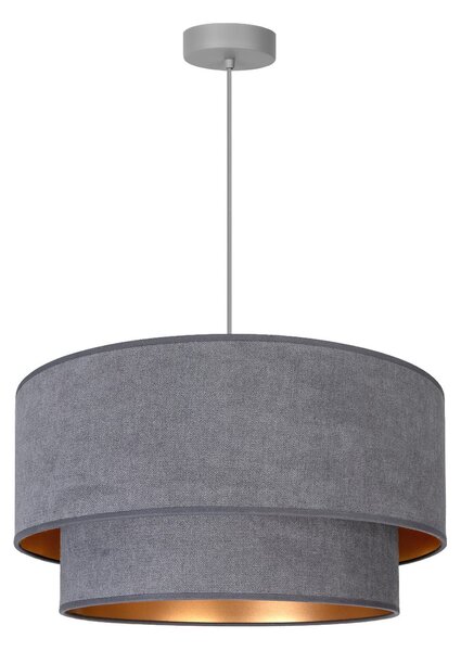 Lampada a sospensione Duolla, Boho, Grigio, Camera da letto, Tessuto / Tessile, Giovanile