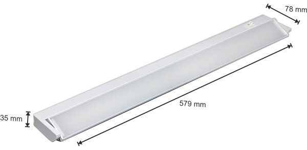 Lampada LED sottopensile LED/10W/230V bianco