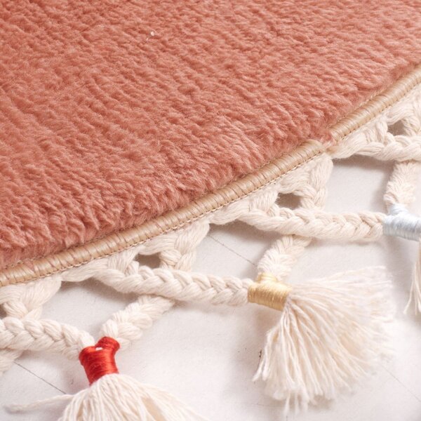 Tappetino per il bagno marrone ø 80 cm Tuft – Foutastic