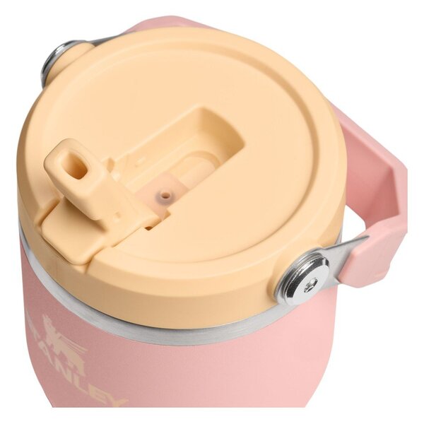Borraccia termica color pesca in acciaio inox 600 ml IceFlow™ Flip Straw 2.0 Tumbler Peach Rose – Stanley