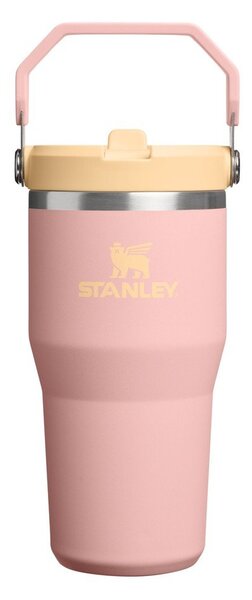 Borraccia termica color pesca in acciaio inox 600 ml IceFlow™ Flip Straw 2.0 Tumbler Peach Rose – Stanley