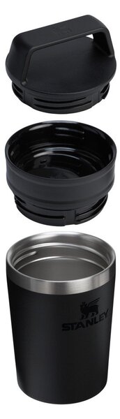 Tazza termica nera in acciaio inox 230 ml Café-To-Go Travel Mug Black 2.0 – Stanley