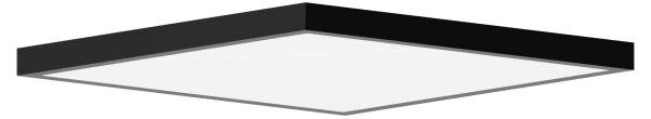 Brilagi - Plafoniera LED da bagno FRAME LED/40W/230V 60x60 cm IP44 nero