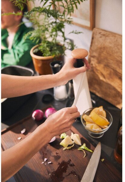 Portarotolo da cucina verticale nero ø 15 cm Paper Pal – Rosendahl