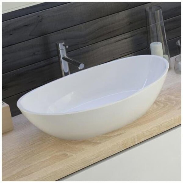 Lavabo da appoggio Hoesch Namur, dimensioni 70 x 40 cm