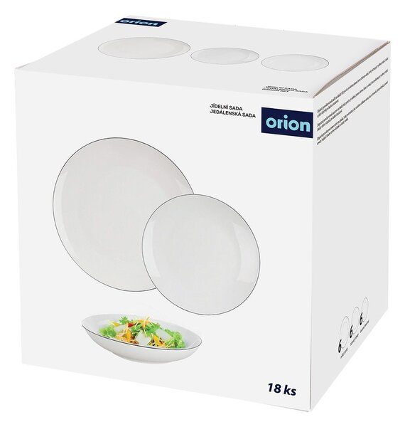Set da pranzo in new bone china 18 pz Decora – Orion