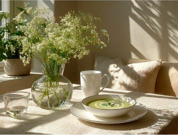 Set da pranzo in new bone china 18 pz Decora – Orion