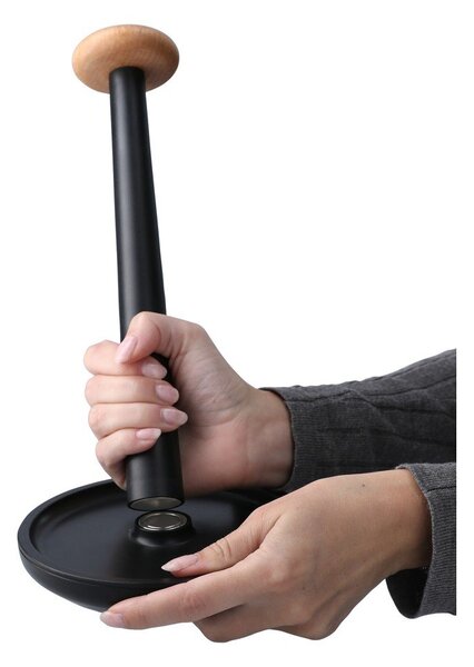 Portarotolo da cucina verticale nero ø 15 cm Paper Pal – Rosendahl