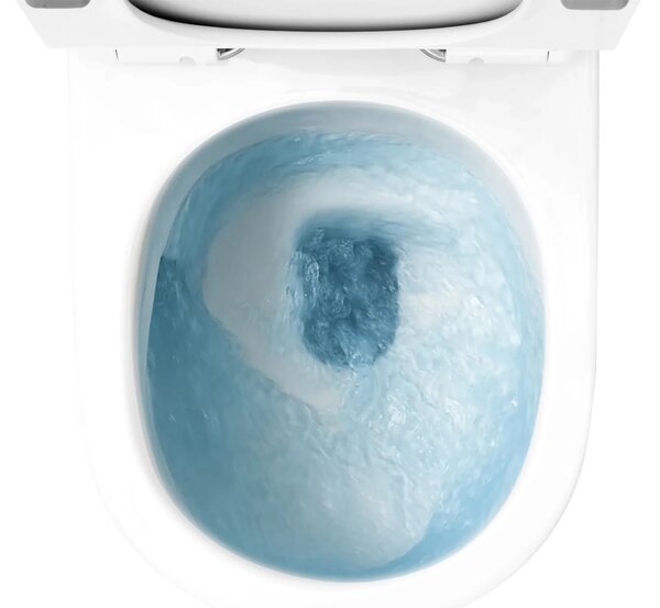 Vaso WC sospeso Rea Carlo Mini Tornado Rimless Flat N