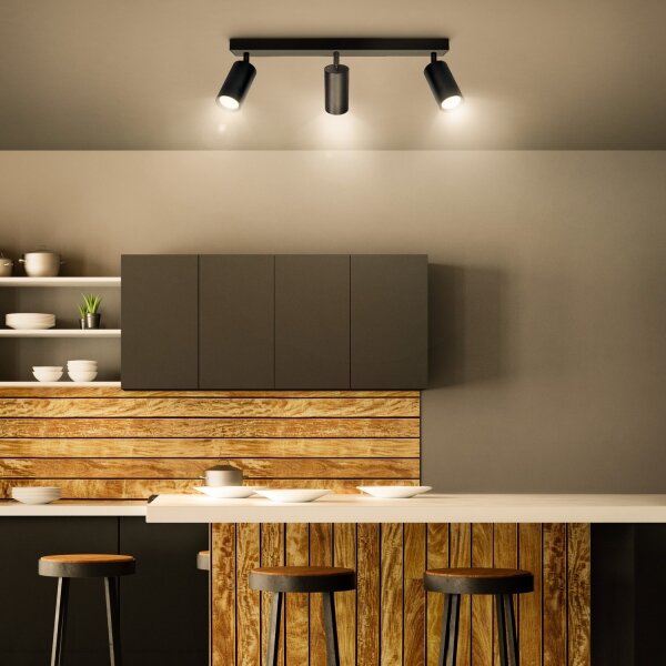 Brilagi - Faretto LED dimmerabile SELE 3xGU10/4,8W/230V nero