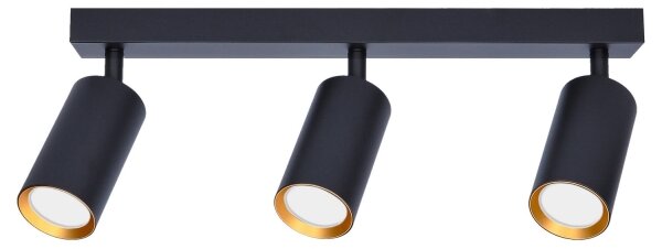 Brilagi - Faretto SELE 3xGU10/30W/230V nero/oro