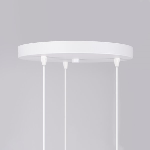 Sollux SL.1357 - Lampadario a sospensione con filo HYPERION 3xG9/8W/230V bianco