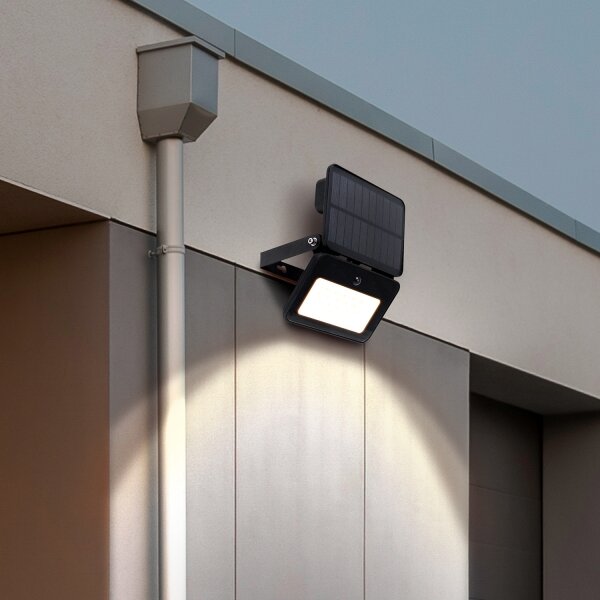 Solight WL913-LED Faretto solare dimmerabile LED 6W 2200mAh IP65 sensore