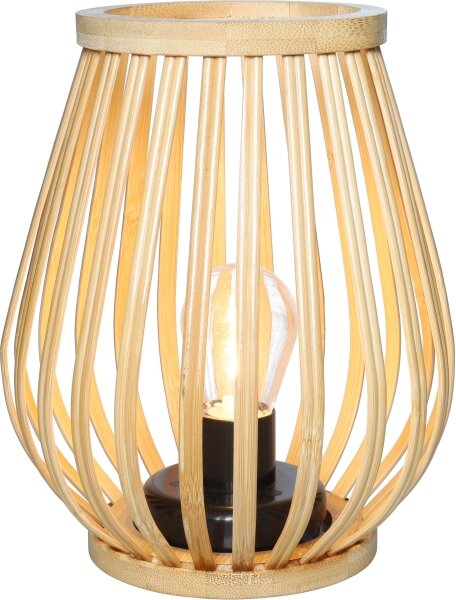 Solight WO3106 - LED Lampada da tavolo decorativa LED/2xAA bambù