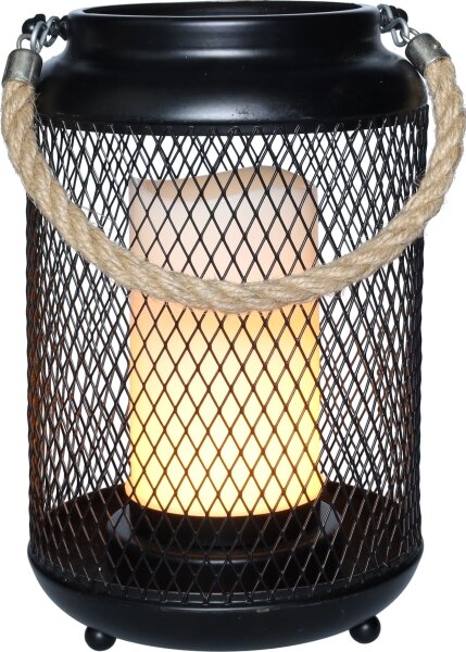 Solight WO3101 - LED Lampada da tavolo decorativa LED/3xAA nero