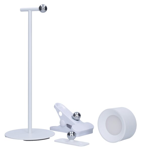 Solight WO68-W- Lampada ricaricabile LED 3in1 4W/2000mAh 3000/4000/6500K bianco