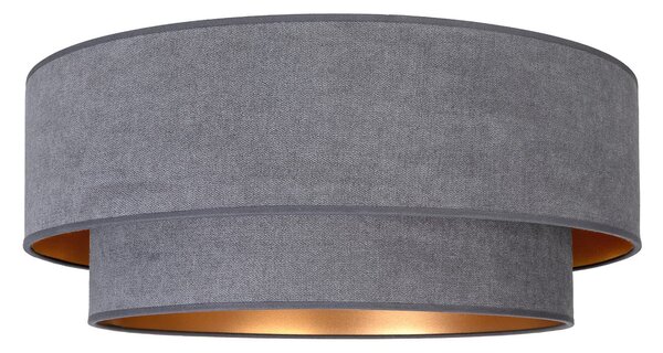 Plafoniera Duolla, Boho, Grigio, Corridoio, Tessuto / Tessile, Giovanile