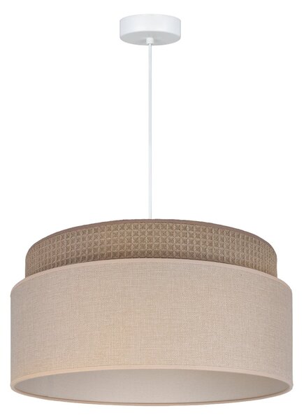 Lampada a sospensione Duolla, Milano, Marrone / Ruggine, Soggiorno, Tessuto / Tessile, Giovanile