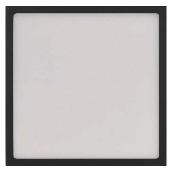 Plafoniera LED LED/21W/230V 3000/3500/4000K 22,5x22,5 cm nera