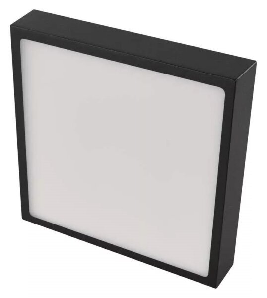 Plafoniera LED LED/21W/230V 3000/3500/4000K 22,5x22,5 cm nera