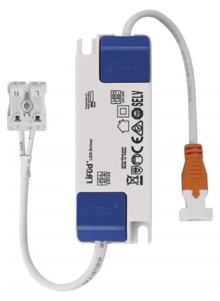 Plafoniera LED LED/12,5W/230V 3000/3500/4000K 17x17 cm cromo