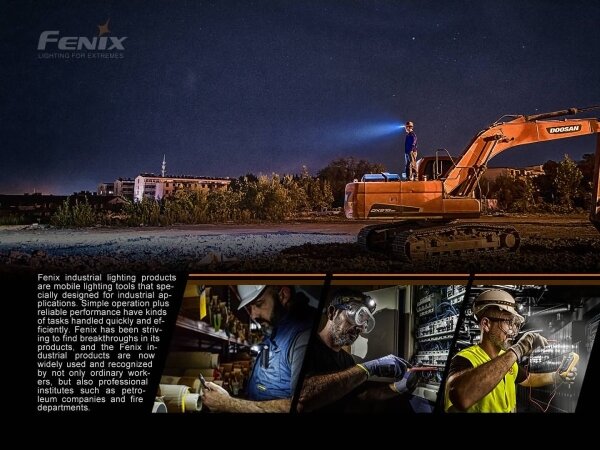 Fenix HP25RV20-LED Lampada frontale ricaricabile dimmerabile 3xLED/1x21700 IP66 1600 lm 800 h