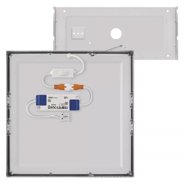 Plafoniera LED LED/28,5W/230V 3000/3500/4000K 30x30 cm cromo