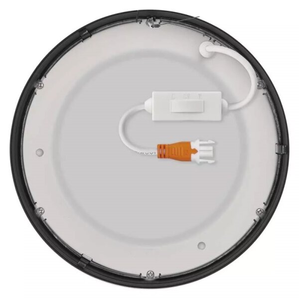 Plafoniera LED LED/12,5W/230V 3000/3500/4000K d. 17 cm nero