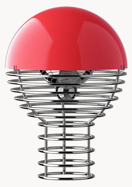 Lampada da tavolo piccola portatile a LED con luce regolabile Wire, Design Verner Panton