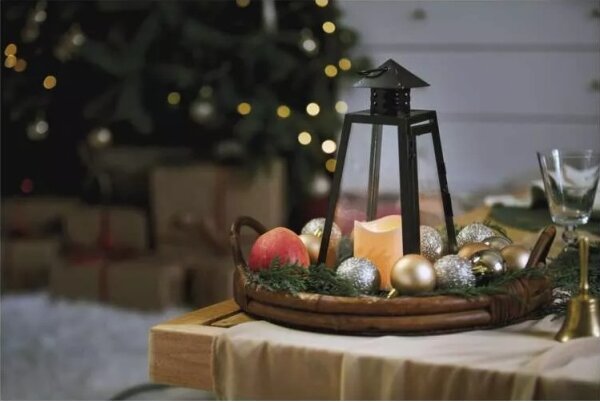 Decorazione natalizia LED LED/3xAAA lanterna