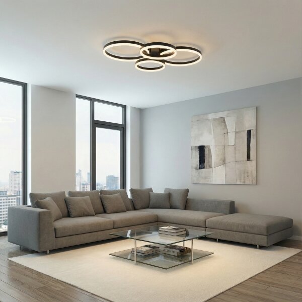 Brilagi - Plafoniera LED dimmerabile ORBITS LED/52W/230V 3000-6000K + TC