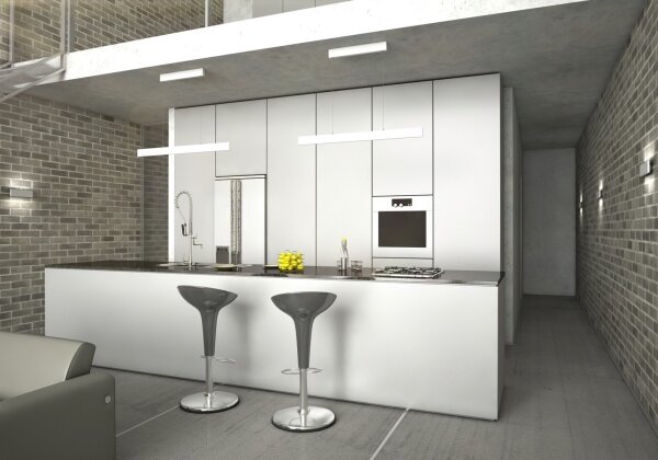 Immax NEO 07075L-LED Lampadario dimmerabile a sospensione LISTON LED/18W/230V +