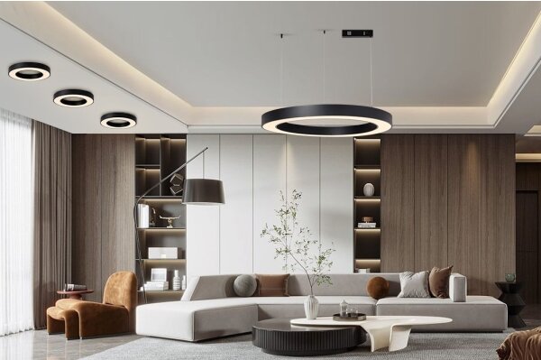 Immax NEO 07211L - Lampadario LED dimmerabile su cavo PASTEL 68W/230V nero +DO