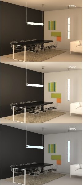 Immax NEO - Lampadario LED a sospensione con filo dimmerabile BAMBOOS LED/30W/230V 90 + Tc