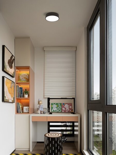 Immax NEO 07200L - Luce LED dimmerabile RONDATE LED/18W/230V nero Tuya + +TC