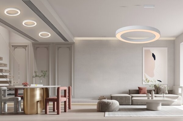 Immax NEO 07214L - Lampadario LED dimmerabile PASTEL LED/68W/230V bianco 95cm Tuya + +TC