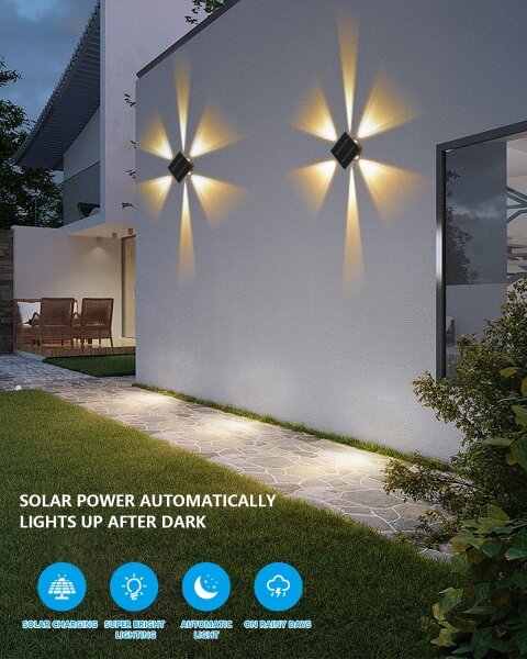 Immax 08487L - Applique a LED solare con sensore LED/2W/5V IP54