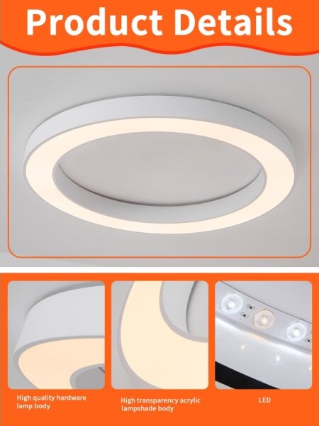 Immax NEO 07213L-Luce LED dimmerabile PASTEL LED/68W/230V 95cm bianco Tuya+RC