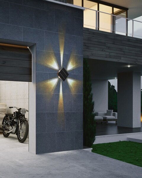 Immax 08487L - Applique a LED solare con sensore LED/2W/5V IP54