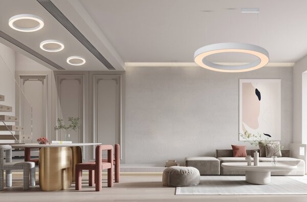 Immax NEO 07213L-Luce LED dimmerabile PASTEL LED/68W/230V 95cm bianco Tuya+RC