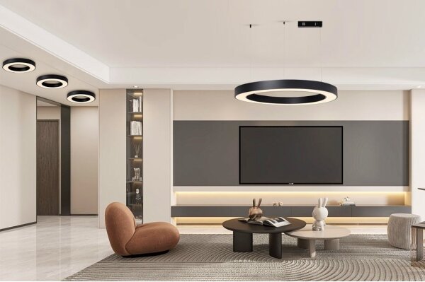 Immax NEO 07211L - Lampadario LED dimmerabile su cavo PASTEL 68W/230V nero +DO