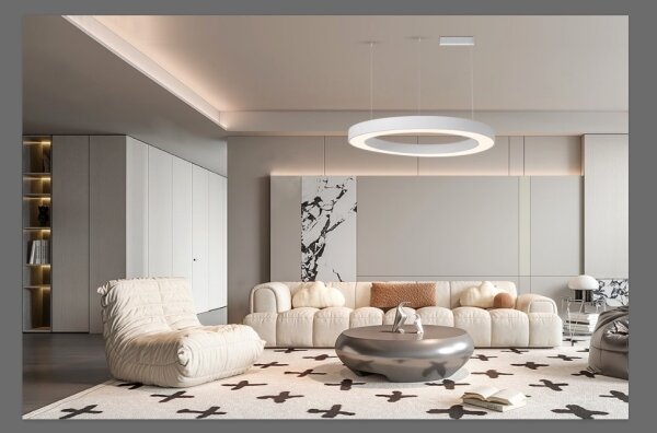 Immax NEO 07214L - Lampadario LED dimmerabile PASTEL LED/68W/230V bianco 95cm Tuya + +TC