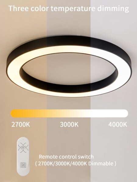 Immax NEO 07210L-Luce LED dimmerabile PASTEL LED/68W/230V 95cm nero Tuya+RC