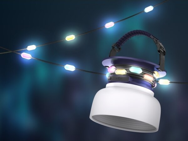 Immax 08493L - Lampada portatile a LED RGB ricaricabile a energia solare LED/10W/5V 3600 mAh IP65