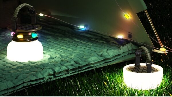 Immax 08493L - Lampada portatile a LED RGB ricaricabile a energia solare LED/10W/5V 3600 mAh IP65