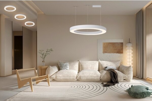 Immax NEO 07214L - Lampadario LED dimmerabile PASTEL LED/68W/230V bianco 95cm Tuya + +TC