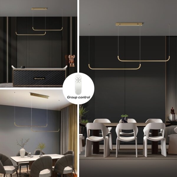 Immax NEO 07228L - Lampadario a sospensione con filo LED dimmerabile PATTINI LED/53W/230V Tuya+RC