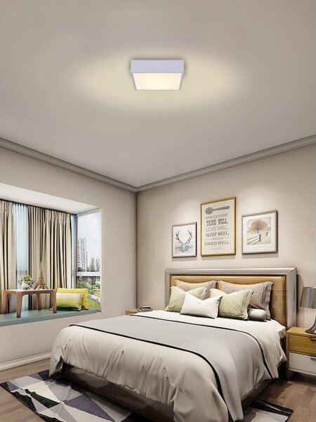 Immax NEO 07238L - Plafoniera LED dimmerabile CANTO 22W/230V bianco Tuya +RC
