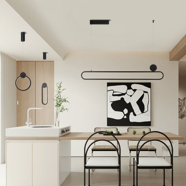 Immax NEO 07231L - Lampadario a sospensione con filo LED dimmerabile LITE OVALE LED/50W/230V + +TC